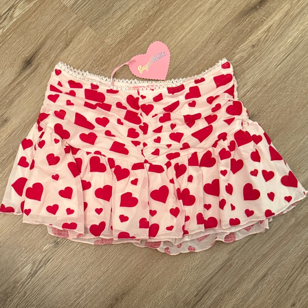 Sugar Thrillz - Skirt filled with hearts